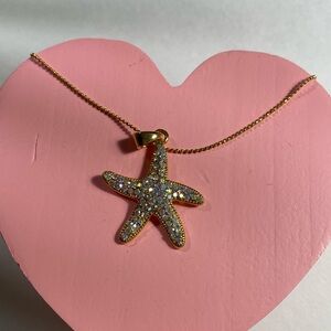NEW Stoned Starfish pendant on chain